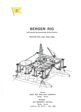 How an offshore drilling contractor ended up in the renewable business The brochure of the first semisubmersible rig in what later became Odfjell Drilling